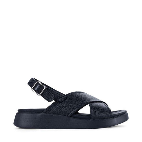 Los Cabos Bogota Black Womens Summer Sandal Back Strap