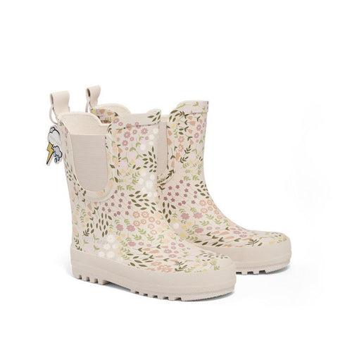Pretty Brave Puddle Boot Ankle Rainboot Floral Secret Garden