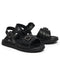 Pretty Brave Phoebe Girls Black Leather School Sandal