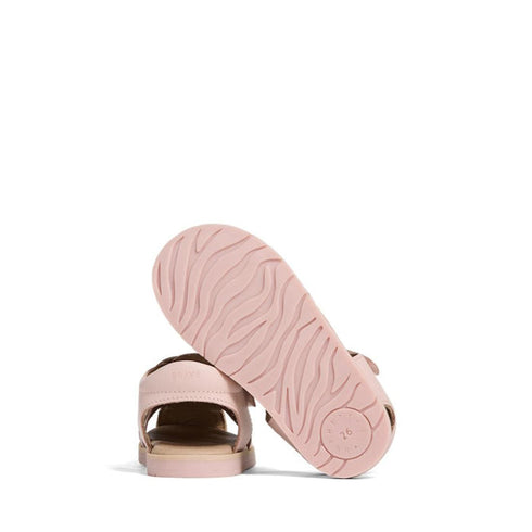 Pretty Brave Frankie Closed Toe Leather Sandal Soft Pink
