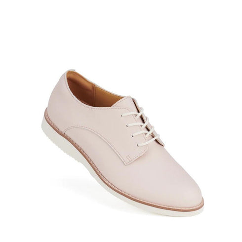 Rollie Womens Derby Rec Snow Pink Leather Shoe