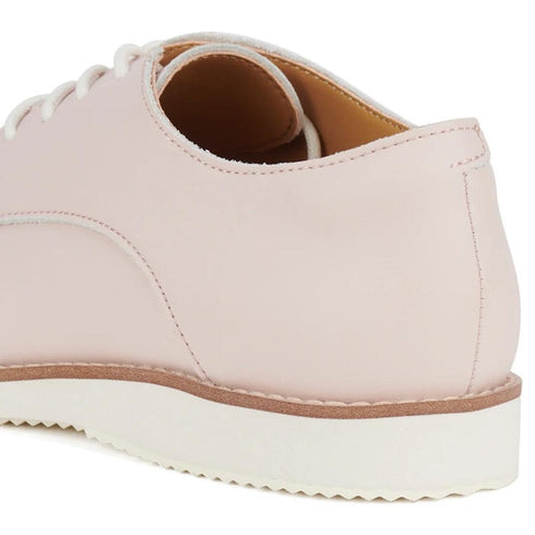 Rollie Womens Derby Rec Snow Pink Leather Shoe
