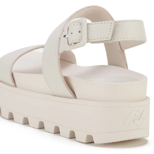 Rollie Womens Zeze Wedge Strap All Oat Leather Sandal