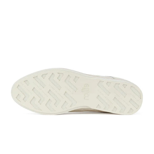 Rollie Womens Derby Bone Peacock Leather Shoe