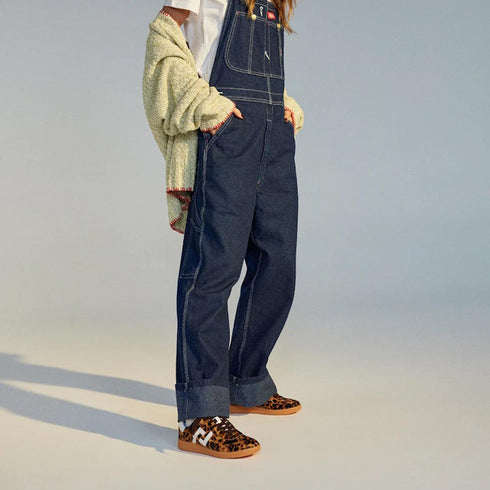 Rollie Womens Pace Dark Camel Leopard Sneaker