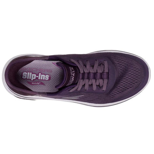Skechers Go Walk Arch Fit Slip Ins 2.0 Valancia Plum Purple