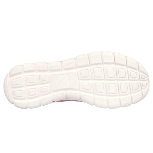 Skechers Womens Track - New Staple Lace Up Sneaker Dark Rose Pink