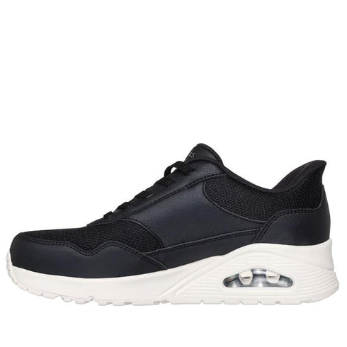 Skechers Womens UNO Slip Ins Banksia Simplified Black