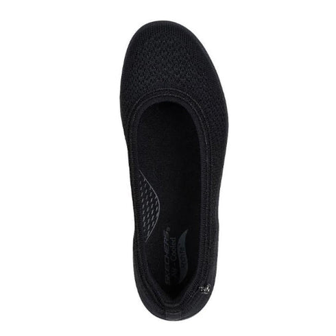 Skechers Arch Fit Inspire Refined Black Ballet Flat