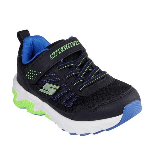 Skechers Boys Elite Sport Tread Spec Stride Black Trainer