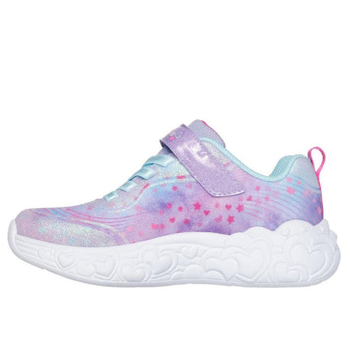 Skechers Girls S Lights Eternal Heart Lights Trainer