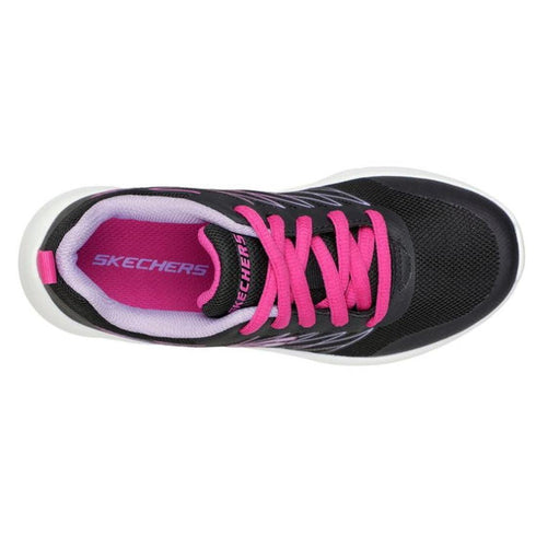 Skechers Kids Microspec - Bright Runner Lace Up Black