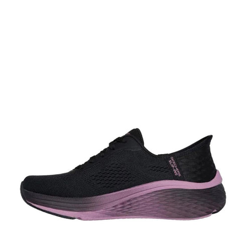 Skechers Slip In Max Cushioning Elite 2.0 Solace Black Mauve Trainer