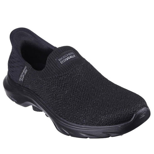 Skechers Womens Slip In Go Walk 7 Springtime Black