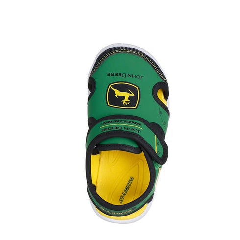 Skechers Toddlers Hypno Splash Green John Deere Sandal