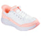 Skechers Womens Slip In Contour Foam Cozy Fit White Hot Coral Sneakers