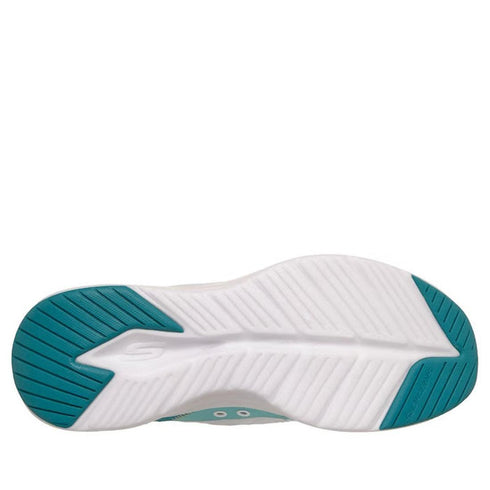 Skechers Womens Slip In Contour Foam Cozy Fit White Turquoise