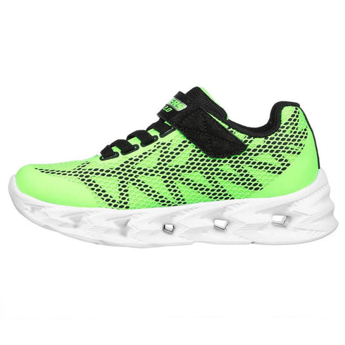 Skechers Vortex 2.0 Lime Black Boys Light Up Trainer