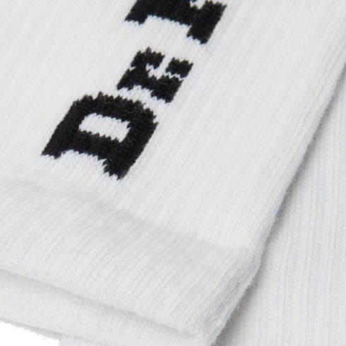 Dr Martens Socks Vertical Logo Unisex White Black