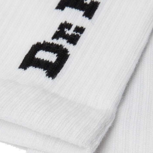 Dr Martens Socks Vertical Logo Unisex White Black