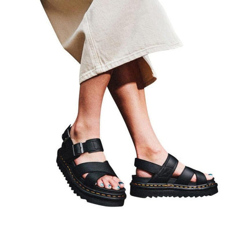 Dr Martens - Voss II Cross Strap Sandal Hydro Black