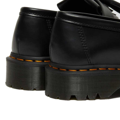 Dr Martens Adrian Bex Black Smooth Platform Loafer Shoes CLEARANCE