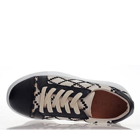 Alfie & Evie Frankie Black/Cream Sneaker This Seasons No 1 Shoe