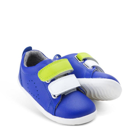 Bobux Step Up SU SWITCH Grass Court Sneaker Blueberry Clearance
