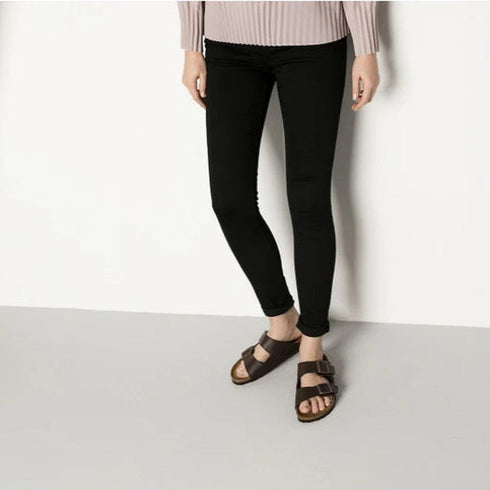 Birkenstock Arizona Birko Flor Dark Brown Regular Width