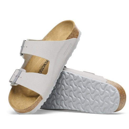 BIRKENSTOCK Arizona Birko Flor Stone Coin Grey Regular Width