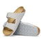 BIRKENSTOCK Arizona Birko Flor Stone Coin Grey Regular Width
