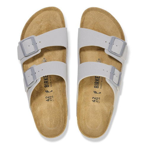 BIRKENSTOCK Arizona Birko Flor Stone Coin Grey Regular Width