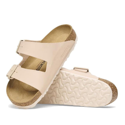 Birkenstock Arizona Birko Flor New Beige Regular Width