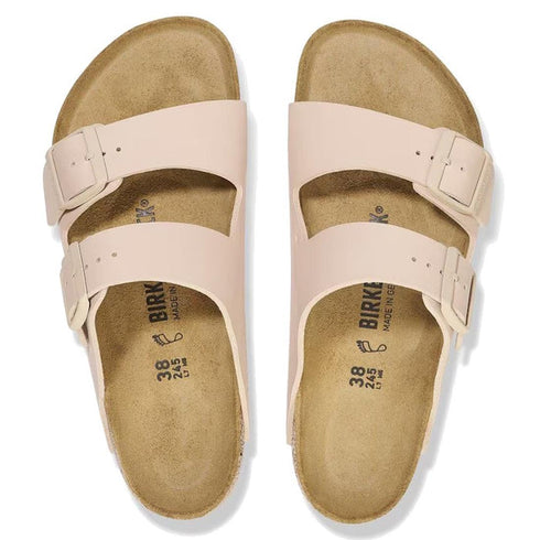 Birkenstock Arizona Birko Flor New Beige Regular Width