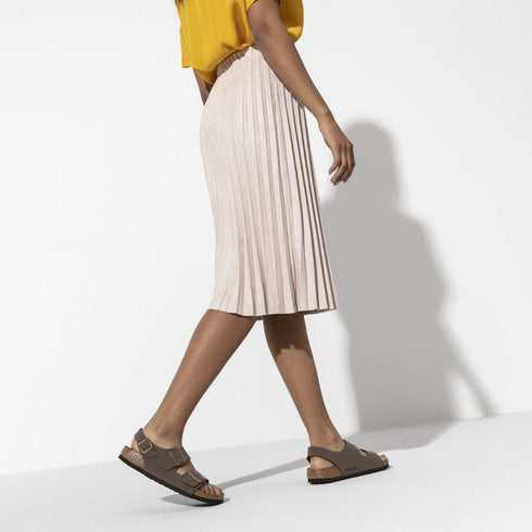 Birkenstock Milano Birkibuc Flor Mocha Regular Width