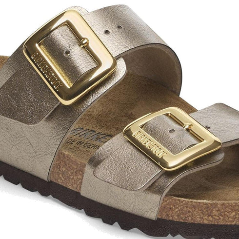 Birkenstock Sydney Cushion Buckle Metallic Graceful Taupe Regular