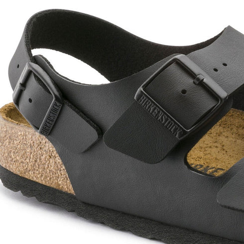 Birkenstock Milano Back Strap Birko Flor Black Regular Width