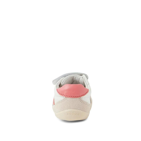 Bobux Step Up SU Champ Sneaker First Walker White Coral