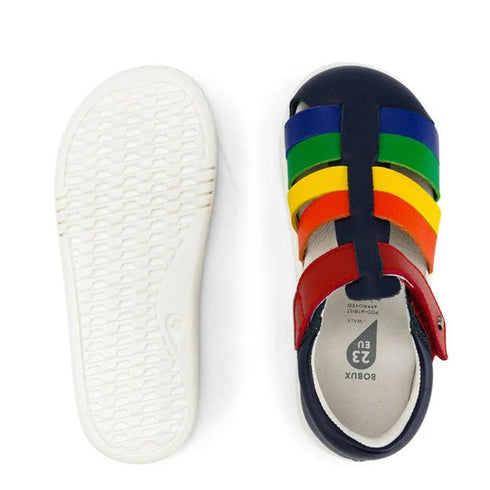 Bobux IWalk Tidal Closed Toe Quick Dry Sandal Navy Multi 634413 NOT RETURNABLE CLEARANCE