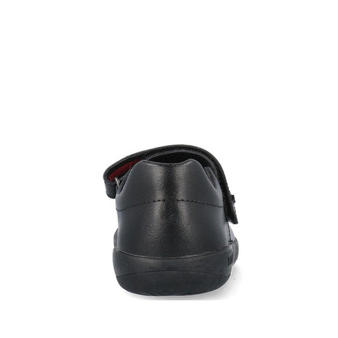 Bobux Kid+ Bestie Mary Jane Black School Leather Shoe
