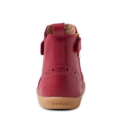Bobux Iwalk Billie Toddlers Leather Boot Tibitan Red 652004