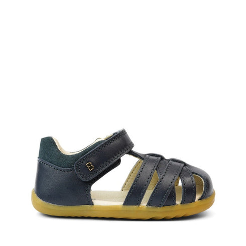 Bobux Step Ups Cross Jump Navy Closed Toe Sandal unisex