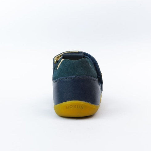 Bobux Step Ups Cross Jump Navy Closed Toe Sandal unisex