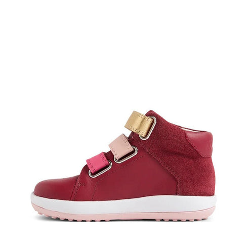 Bobux Iwalk Gamepoint Toddlers Leather Boot Cranberry 652304