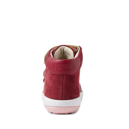 Bobux Iwalk Gamepoint Toddlers Leather Boot Cranberry 652304