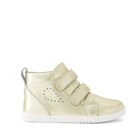 Bobux IWalk IW Hi Grass Court Boot Pale Gold 650816