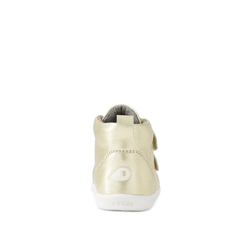 Bobux IWalk IW Hi Grass Court Boot Pale Gold  650816