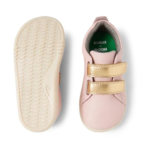 Bobux Iwalk Grass Court Ballet Pink Leather Trainer 640518