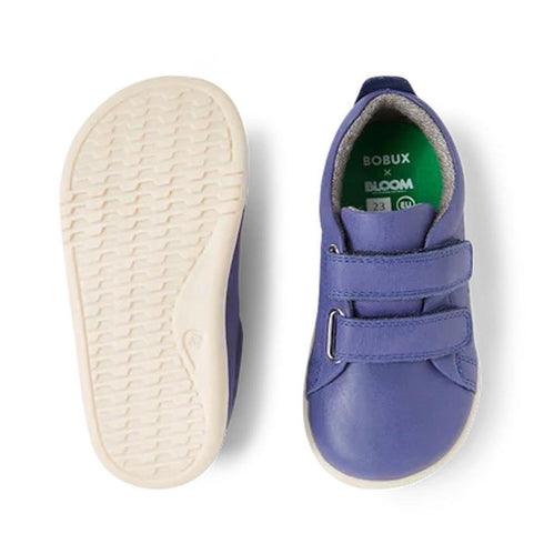 Bobux Iwalk Grass Court Future Dusk Blue/Purple Leather Trainer 640511