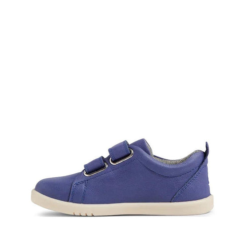 Bobux Iwalk Grass Court Future Dusk Blue/Purple Leather Trainer 640511